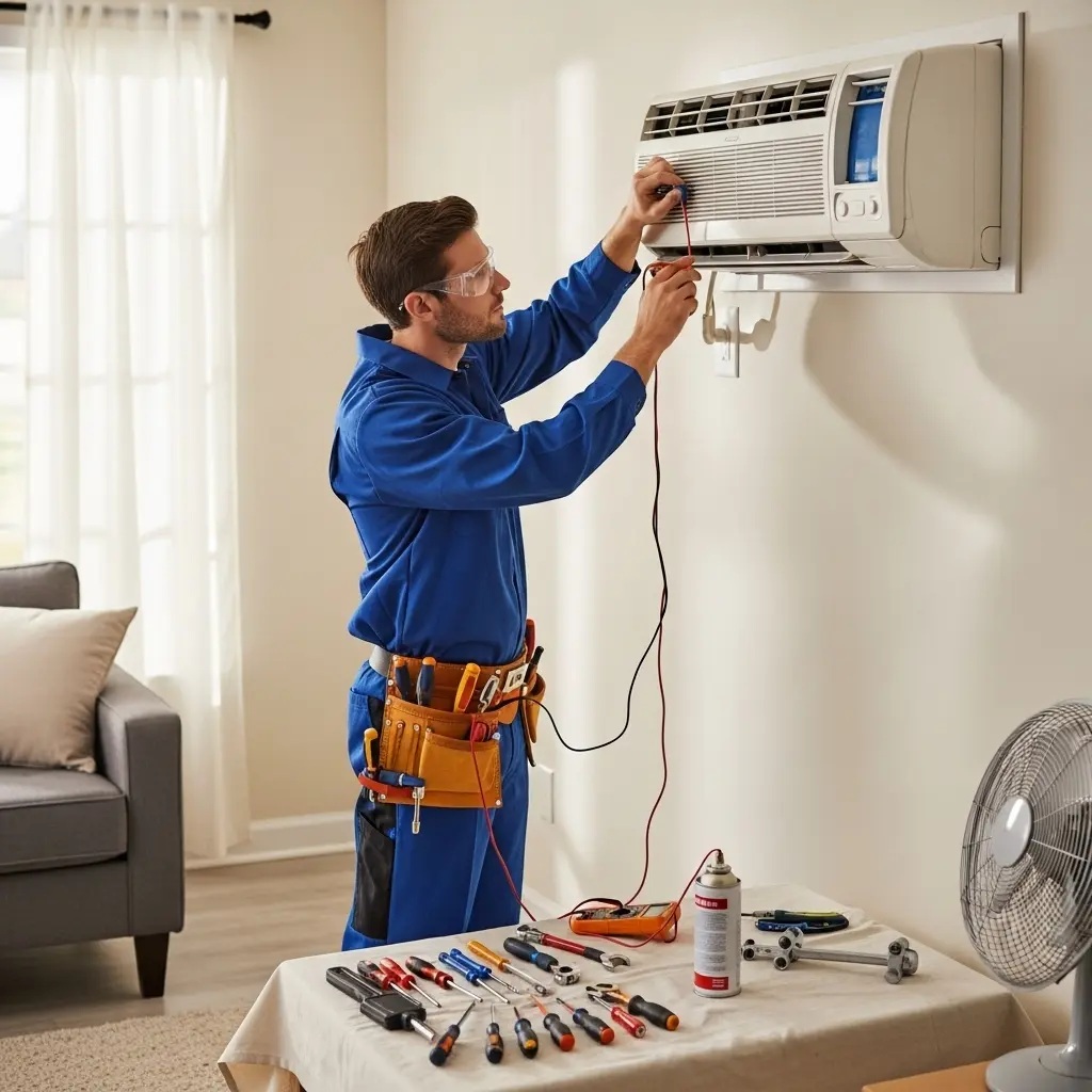 Karşıyaka ECA ECA klima gaz dolumu ve bakım – Enerji verimliliği artırıldı. - Teknik servis örneği